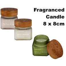 Fragranced Candle - 8 x 8cm, Assorted